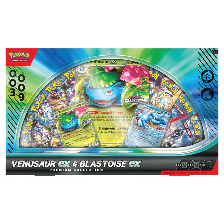 Venasaur EX & Blastoise EX PC