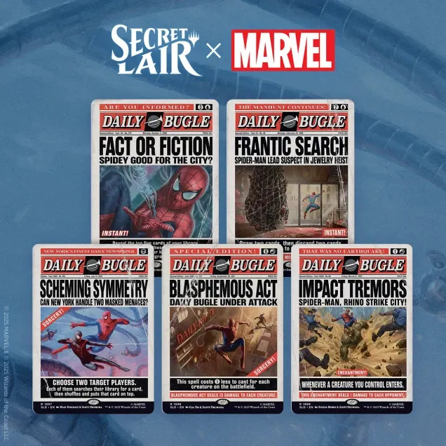 Secret Lair - Spider man: Daily Bugle Breaking News (RAINBOW FOIL EDITION)