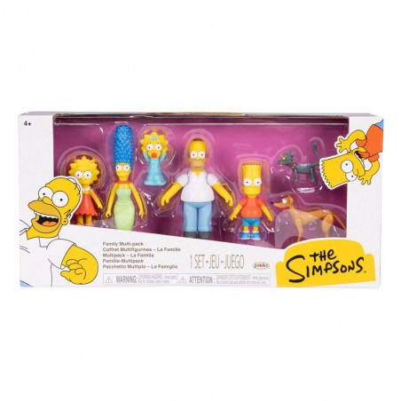 The Simpsons Family Mini Figure Set (6 cm)