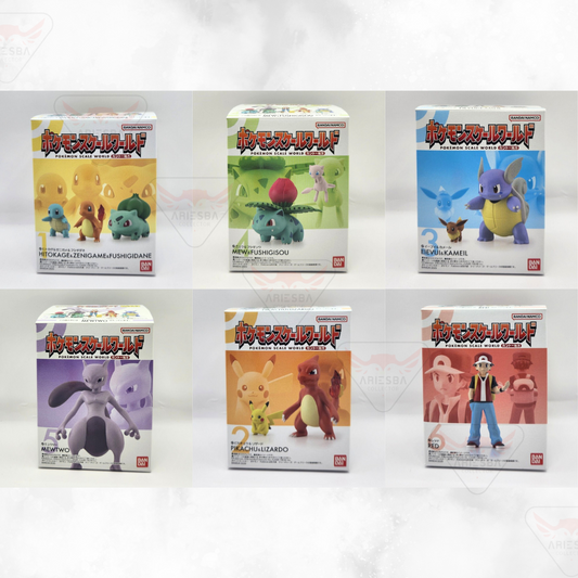 Pokemon Escala Mundo Figura Región Kanto Juego Completo 1/20 Bandai Figura Juguete Nuevo