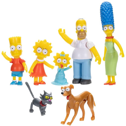 The Simpsons Family Mini Figure Set (6 cm)