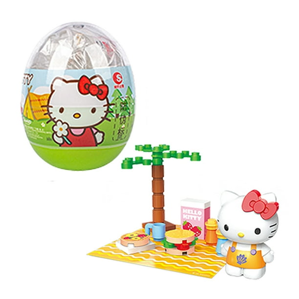 Figura de Anime de Hello Kitty Sanrio Gacha, My Melody Kuromi Cinnamoroll, juguete de cápsula