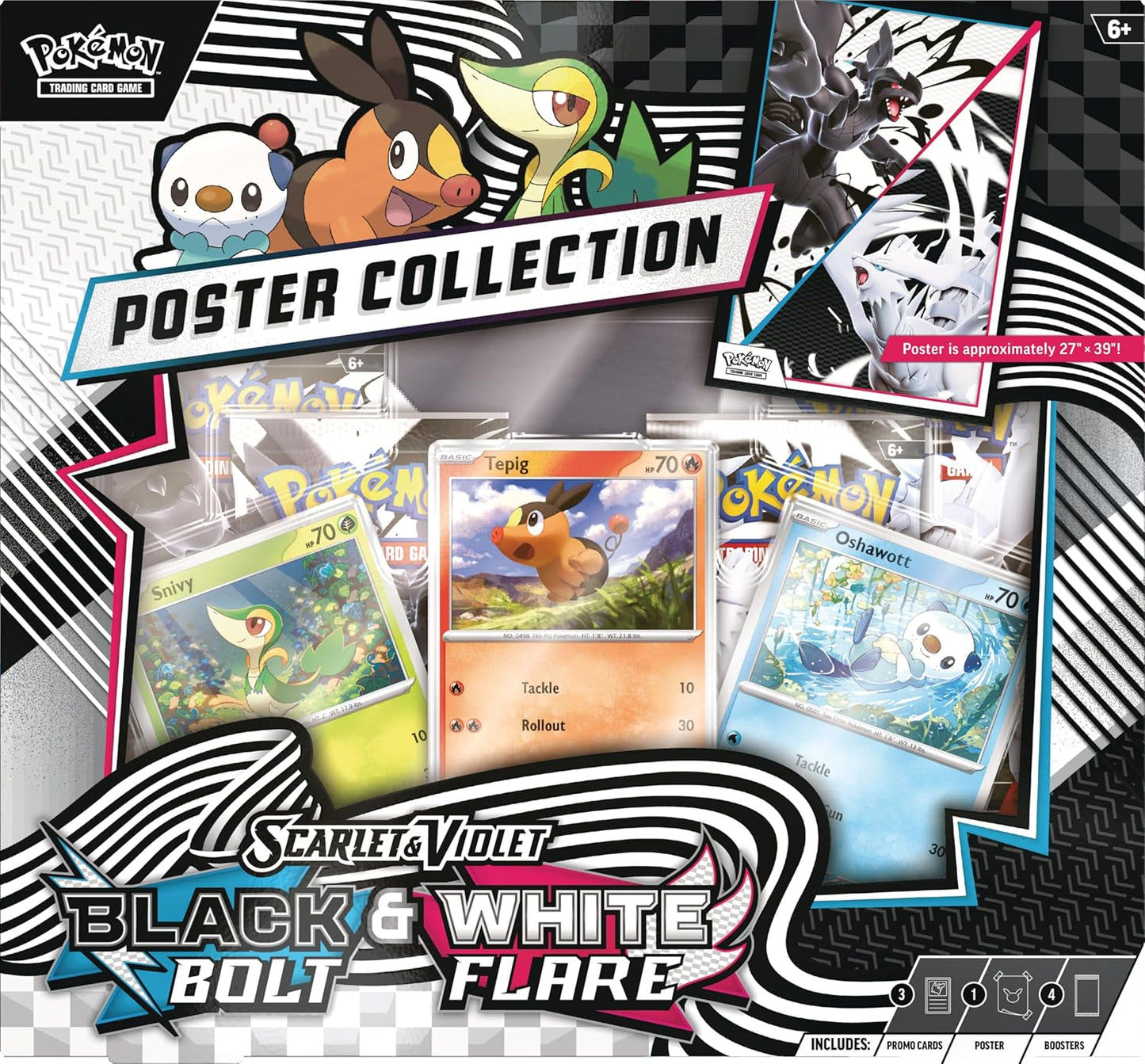 Unova Poster Collection Pokemon B&W