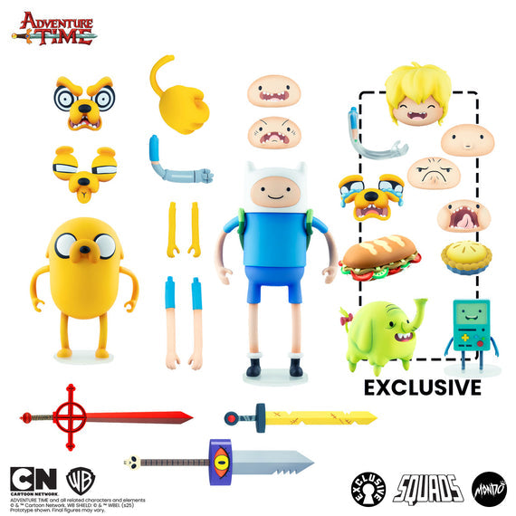 Adventure Time - Jake and Finn Figure Set - Exclusive – Mondo