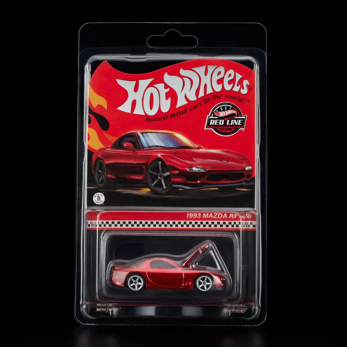 Hot Wheels Rlc Red Line Club 1993 Mazda Rx-7 R1 Guinda