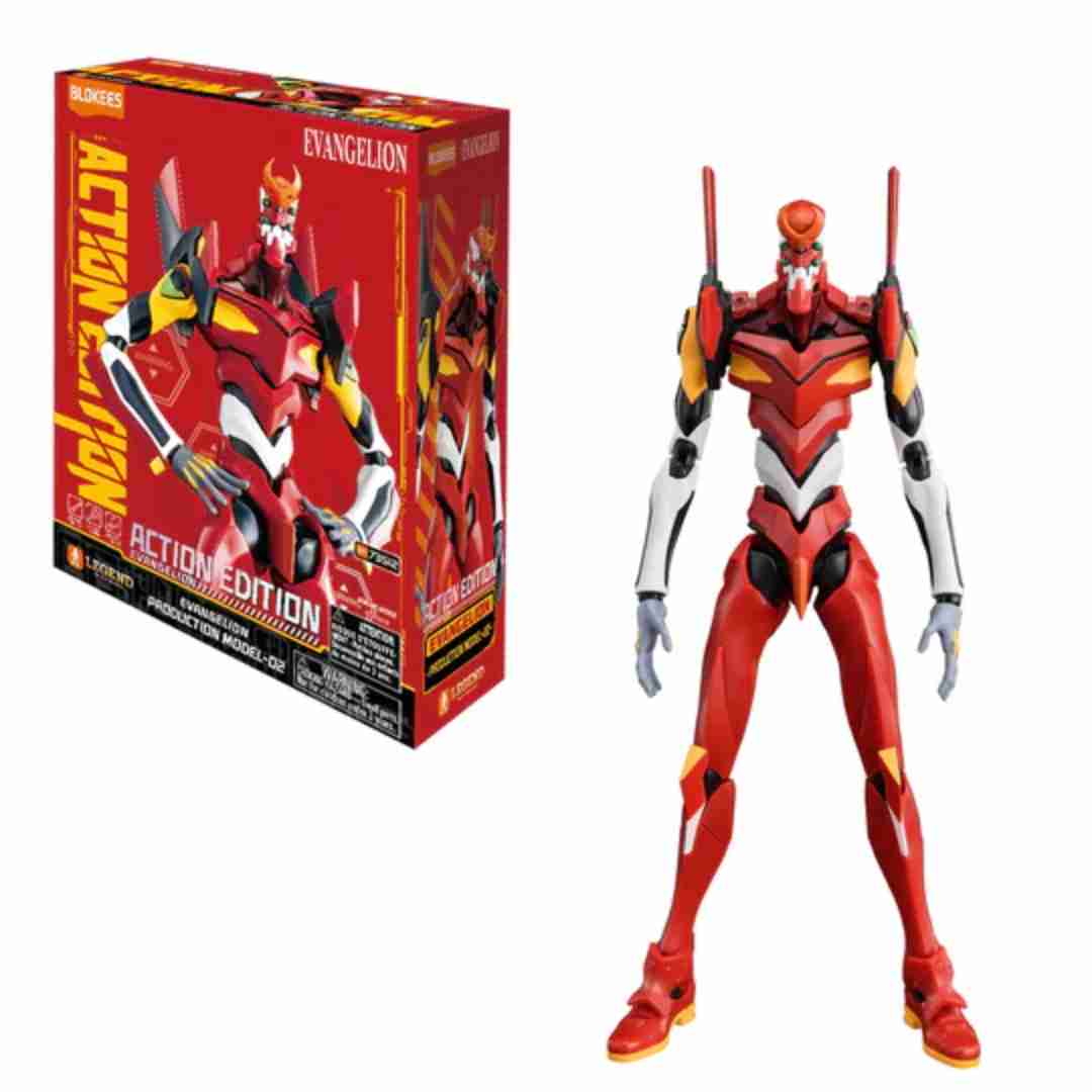 Evangelion: EVA Test Type 02 Action Edition Model Kit -Blokees