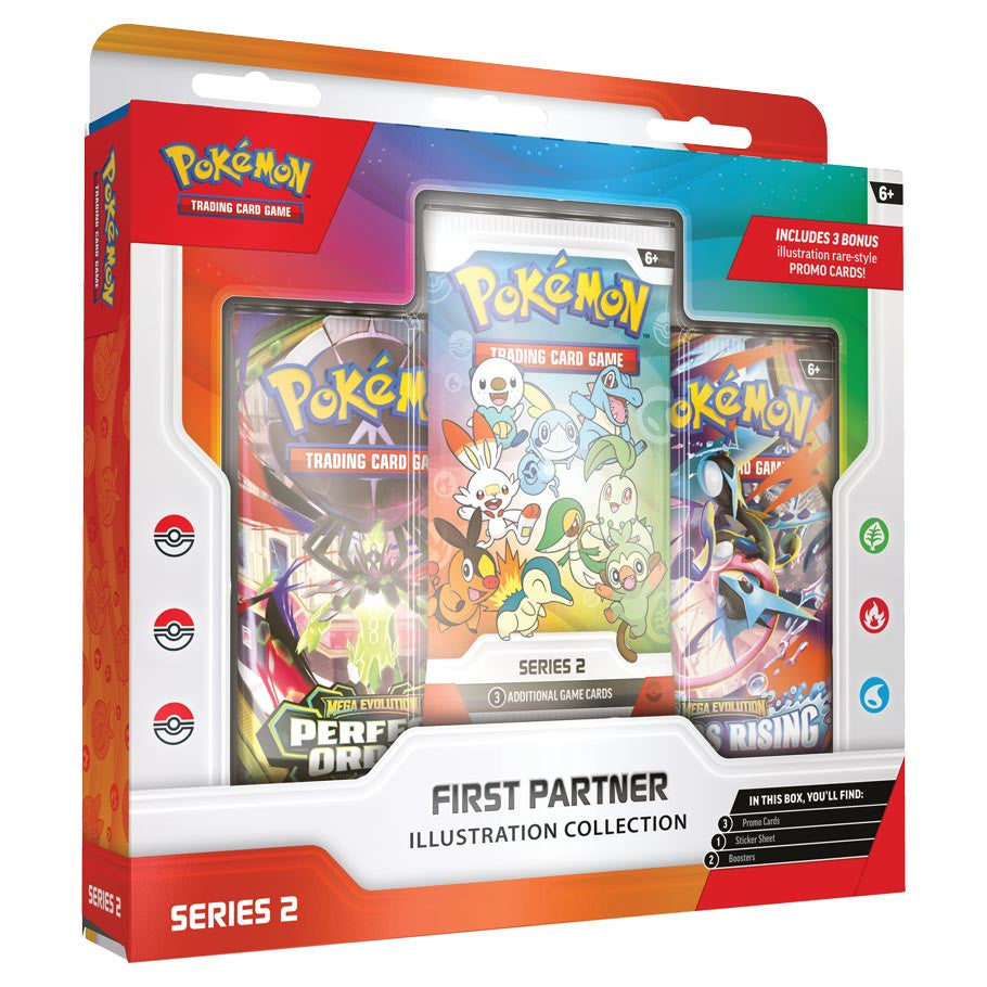 PREVENTA Pokémon TCG: First Partner Illustration Collection—Series 2 (CASE / 6pzs)