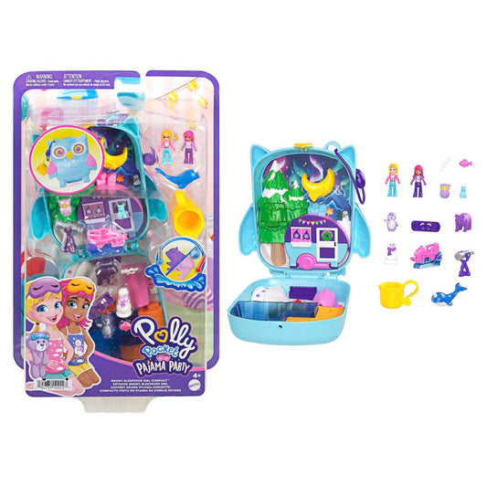 Set Pijamada de Búho Polly Pocket Pijama Party