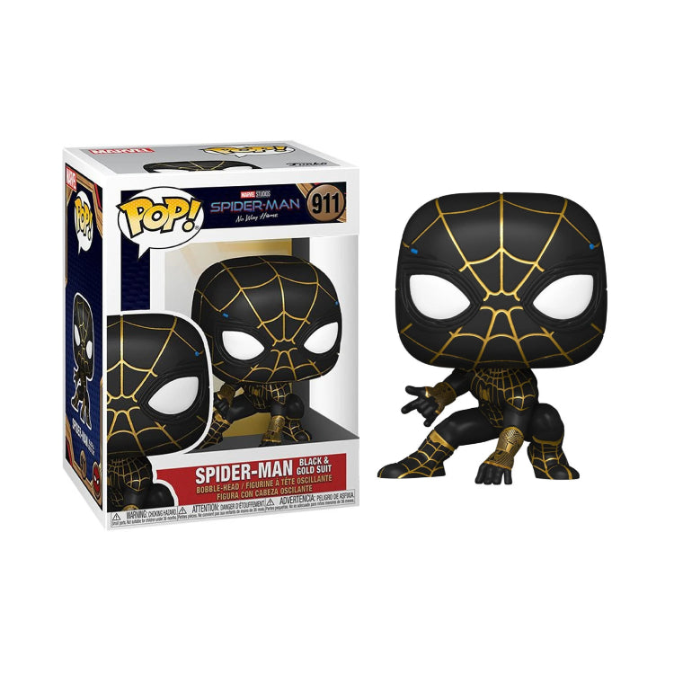Spider-Man (Black & Gold Suit) - Funko Pop