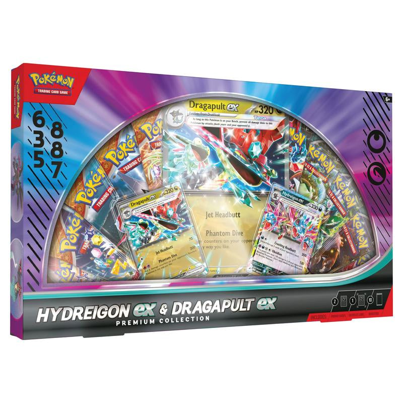 Hydreigon Ex y Dragapult Ex Premium Collection