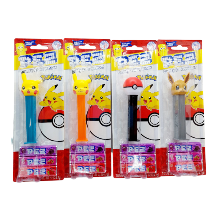 Pokemon PEZ Candy Dispenser & Candy Refills