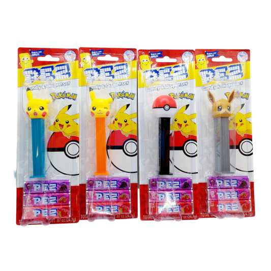 Pokemon PEZ Candy Dispenser & Candy Refills