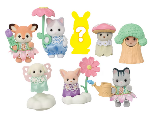 Calico Critters Sobre Sopresa Flores Garden Baby Sylvanian