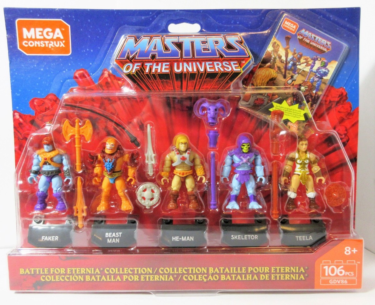 Masters Of The Universe Battle For Eternia 5 pack - MEGA CONSTRUX