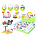 Figura de Anime de Hello Kitty Sanrio Gacha, My Melody Kuromi Cinnamoroll, juguete de cápsula