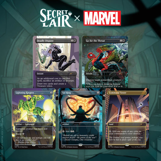 Secret Lair - Spider Man: Villainous Plots (RAINBOW FOIL EDITION)
